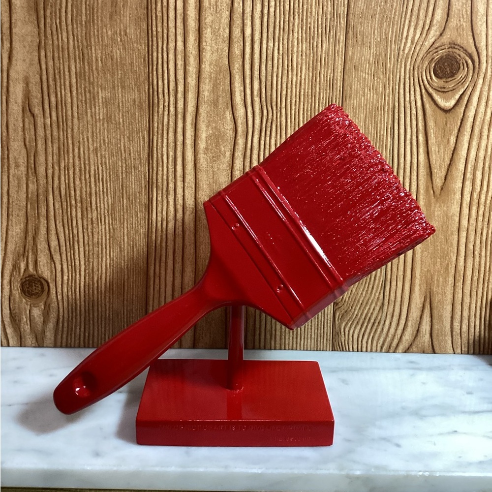 TMS Museum of Modern Art Red Paint Brush on Stand